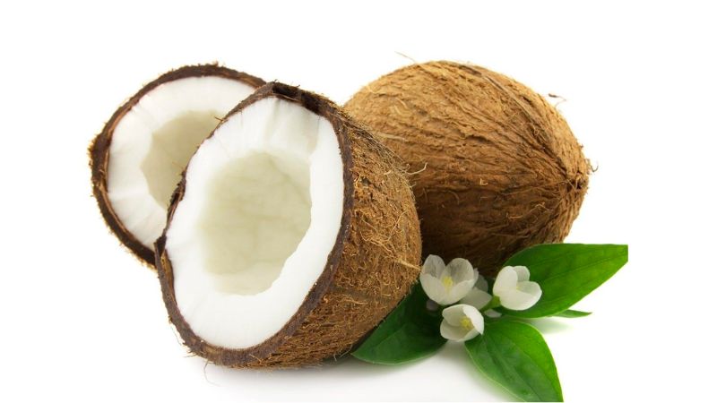 Dừa - Trái cây có hàm lượng calo cao